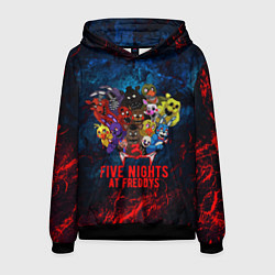 Толстовка-худи мужская Five Nights At Freddys, цвет: 3D-черный