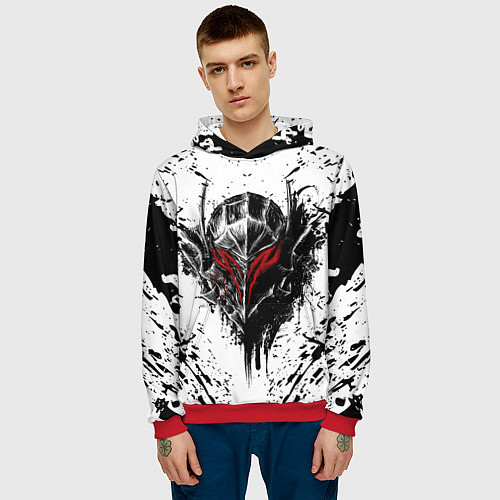 Мужская толстовка BERSERK / 3D-Красный – фото 3