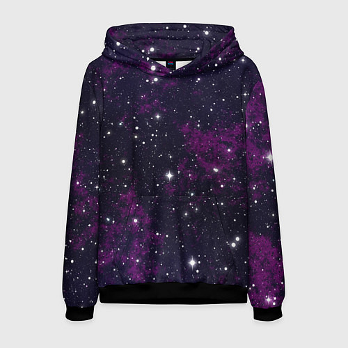 Мужская толстовка Космос / 3D-Черный – фото 1