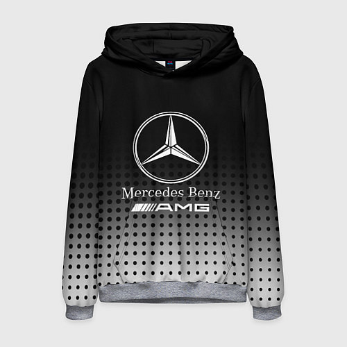 Мужская толстовка Mercedes-Benz / 3D-Меланж – фото 1
