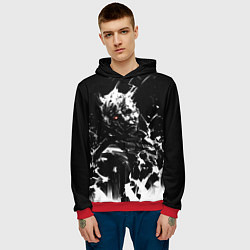 Толстовка-худи мужская Dead by Daylight, цвет: 3D-красный — фото 2