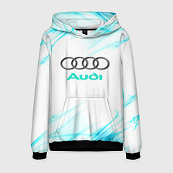 Толстовка-худи мужская Audi, цвет: 3D-черный