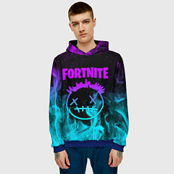Толстовка-худи мужская FORTNITE X TRAVIS SCOTT, цвет: 3D-синий — фото 2