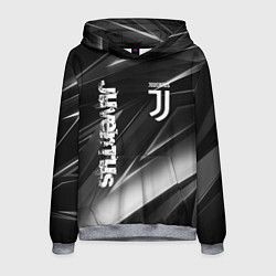 Толстовка-худи мужская JUVENTUS, цвет: 3D-меланж