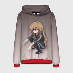 Толстовка-худи мужская Аниме, цвет: 3D-красный