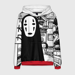 Толстовка-худи мужская No-Face Spirited Away Ghibli, цвет: 3D-красный