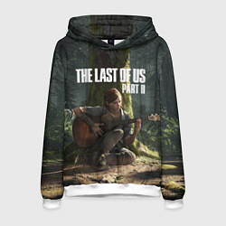 Толстовка-худи мужская The Last of Us part 2, цвет: 3D-белый