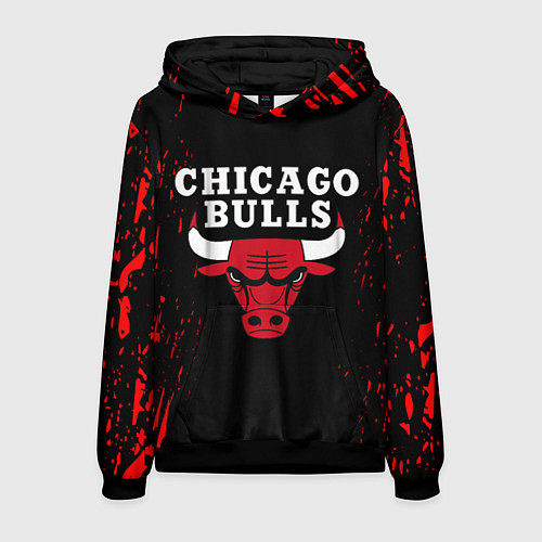 Мужская толстовка CHICAGO BULLS / 3D-Черный – фото 1