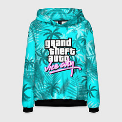 Толстовка-худи мужская GTA VICE CITY, цвет: 3D-черный