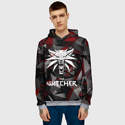 Толстовка-худи мужская The Witcher, цвет: 3D-меланж — фото 2