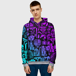 Толстовка-худи мужская THE LAST OF US 2, цвет: 3D-меланж — фото 2