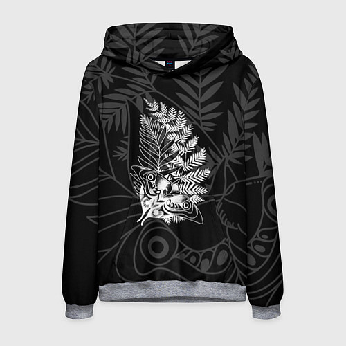 Мужская толстовка ЭЛЛИ ТАТУИРОВКА / 3D-Меланж – фото 1