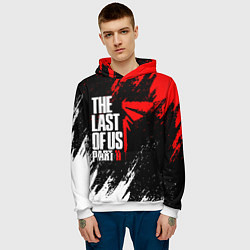 Толстовка-худи мужская THE LAST OF US II, цвет: 3D-белый — фото 2