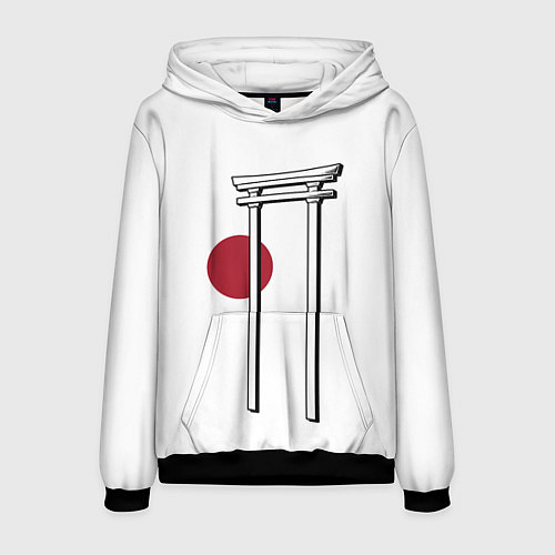 Мужская толстовка Япония Тории Z / 3D-Черный – фото 1