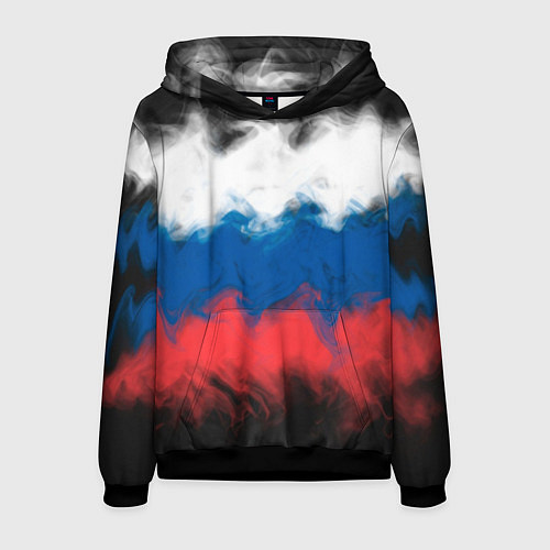 Мужская толстовка Россия / 3D-Черный – фото 1
