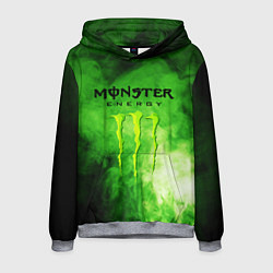 Толстовка-худи мужская MONSTER ENERGY, цвет: 3D-меланж