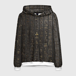 Толстовка-худи мужская ASSASSINS CREED:ORIGINS, цвет: 3D-белый