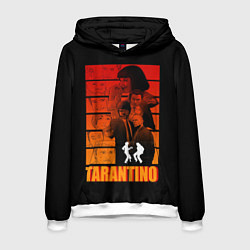 Толстовка-худи мужская Криминальное чтиво, цвет: 3D-белый