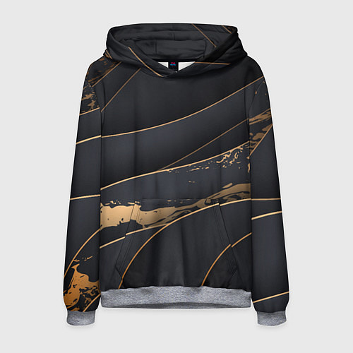 Мужская толстовка Black gold / 3D-Меланж – фото 1