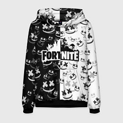 Толстовка-худи мужская FORTNITE MARSHMELLO, цвет: 3D-черный