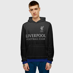 Толстовка-худи мужская LIVERPOOL, цвет: 3D-синий — фото 2
