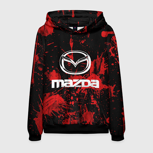 Мужская толстовка Мазда / 3D-Черный – фото 1