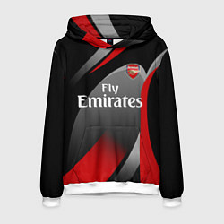 Толстовка-худи мужская ARSENAL UNIFORM, цвет: 3D-белый