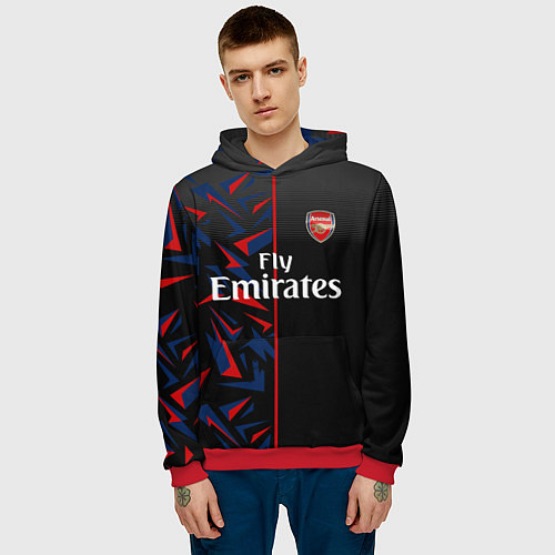 Мужская толстовка ARSENAL UNIFORM 2020 / 3D-Красный – фото 3