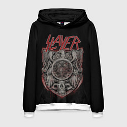 Толстовка-худи мужская Slayer, цвет: 3D-белый