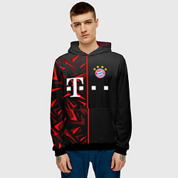 Толстовка-худи мужская FC Bayern Munchen Форма, цвет: 3D-черный — фото 2
