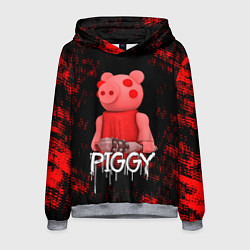 Толстовка-худи мужская Roblox Piggy, цвет: 3D-меланж