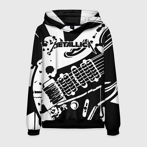 Мужская толстовка Metallica / 3D-Черный – фото 1