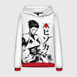 Толстовка-худи мужская Hunter x Hunter, Hisoka, цвет: 3D-красный