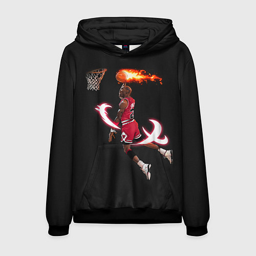 Мужская толстовка MICHAEL JORDAN / 3D-Черный – фото 1