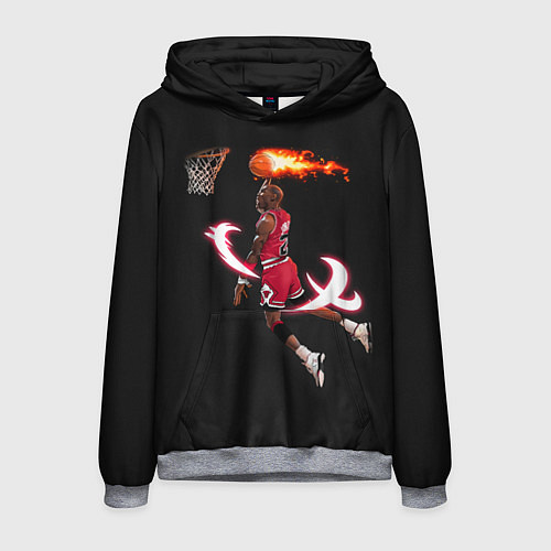 Мужская толстовка MICHAEL JORDAN / 3D-Меланж – фото 1