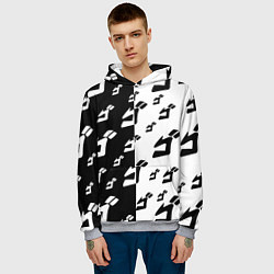 Толстовка-худи мужская JoJo Bizarre Adventure, цвет: 3D-меланж — фото 2