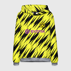 Толстовка-худи мужская Borussia 2020-2021 г, цвет: 3D-меланж