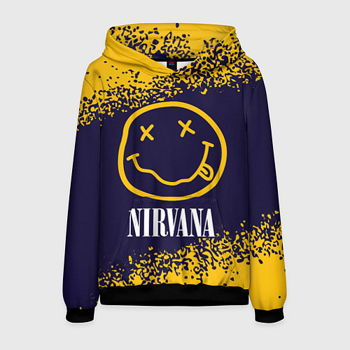 Мужская толстовка NIRVANA НИРВАНА / 3D-Черный – фото 1