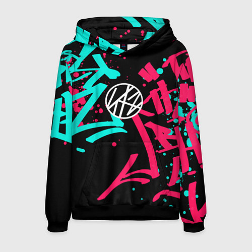 Мужская толстовка Stray Kids / 3D-Черный – фото 1