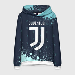 Толстовка-худи мужская JUVENTUS ЮВЕНТУС, цвет: 3D-белый