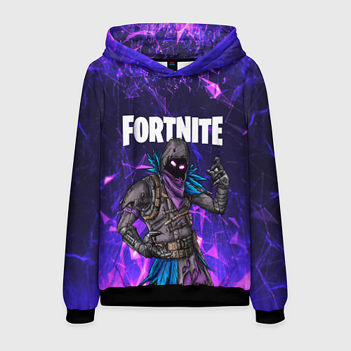 Мужская толстовка FORTNITE x RAVEN / 3D-Черный – фото 1