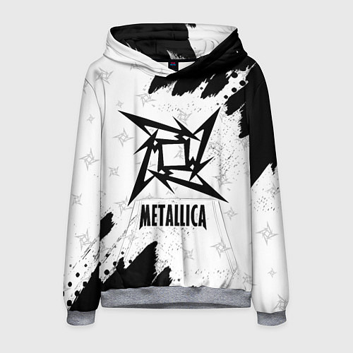 Мужская толстовка METALLICA МЕТАЛЛИКА / 3D-Меланж – фото 1