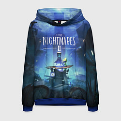 Толстовка-худи мужская Little Nightmares 2, цвет: 3D-синий