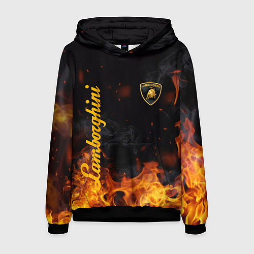 Мужская толстовка LAMBORGHINI / 3D-Черный – фото 1