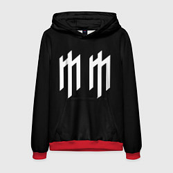 Толстовка-худи мужская Marilyn Manson, цвет: 3D-красный