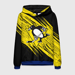 Толстовка-худи мужская Pittsburgh Penguins Sport, цвет: 3D-синий
