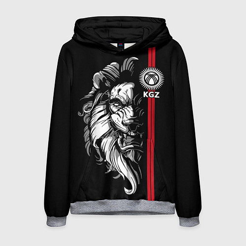 Мужская толстовка Киргизия / 3D-Меланж – фото 1