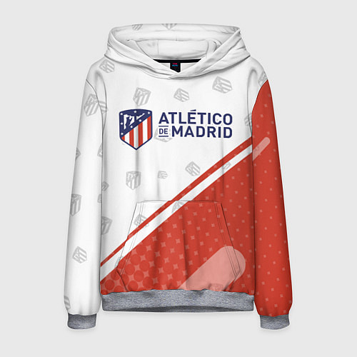 Мужская толстовка ATLETICO MADRID Атлетико / 3D-Меланж – фото 1