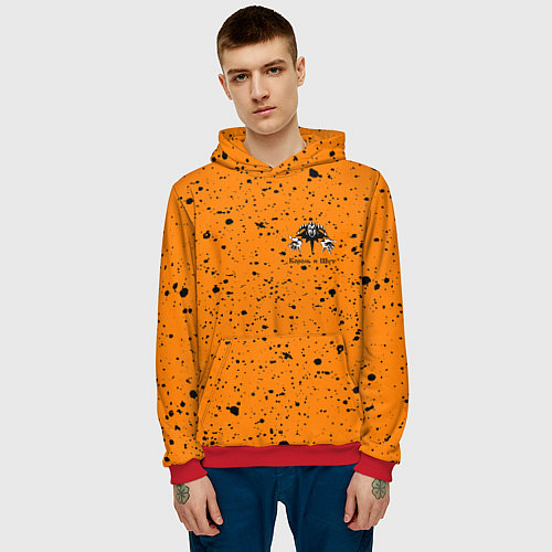 Мужская толстовка КОРОЛЬ И ШУТ / 3D-Красный – фото 3