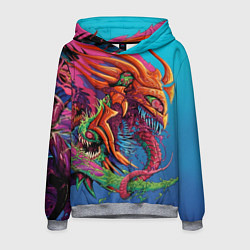 Толстовка-худи мужская HyperBeast, цвет: 3D-меланж